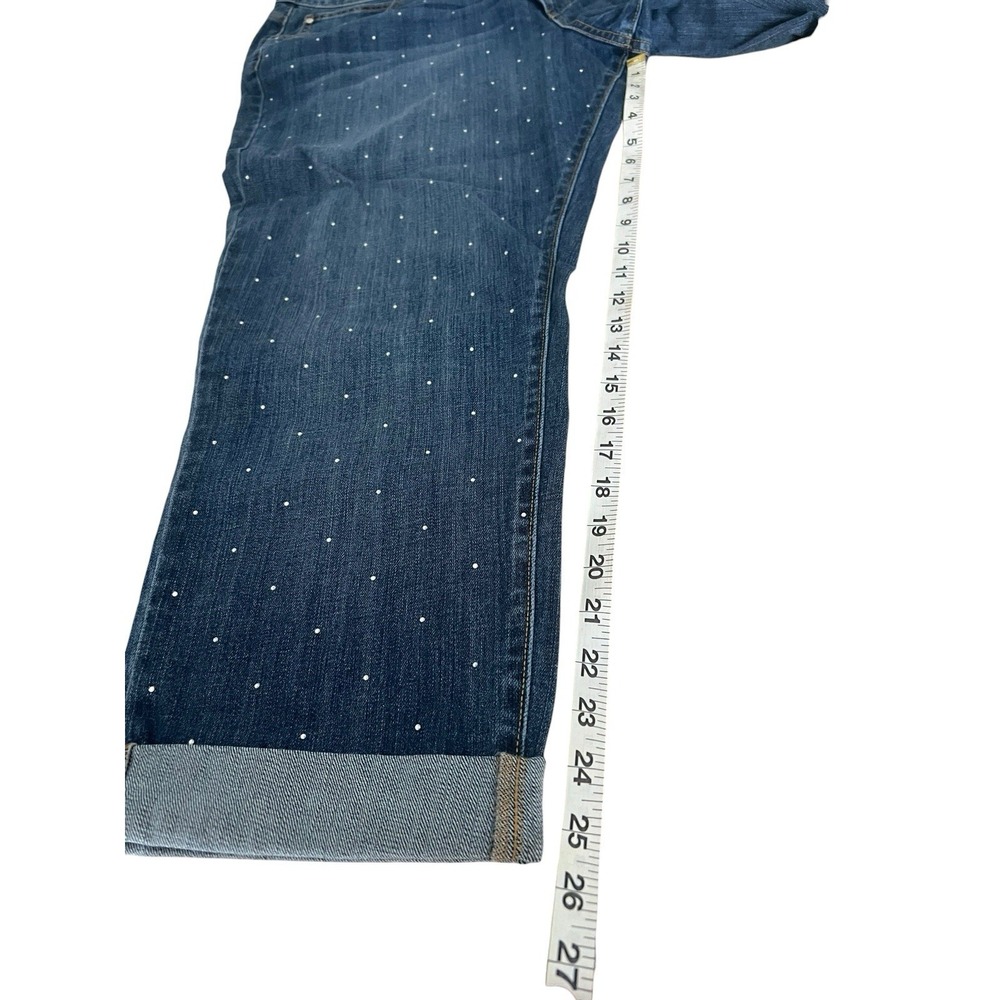 Jennifer Lopez Jeans Women's 18W Boyfriend Stretch Denim Mid Rise Straight Leg - Picture 8 of 13